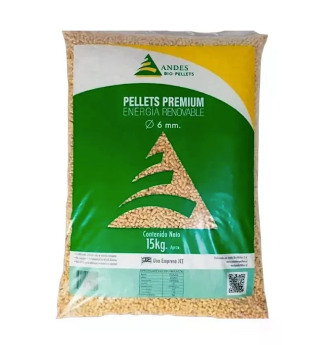 48 Bolsas de Pellet Madera 15 kg
